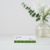 草は緑の小型テレホンカードです コーリングカード (スタンド正面)