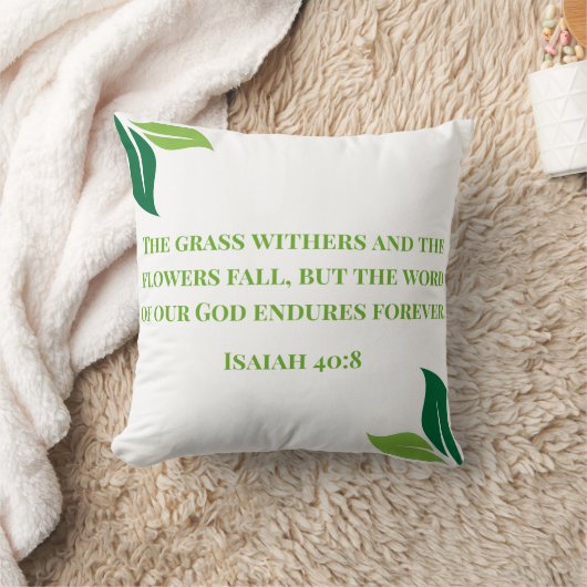 草は飾り枕を持つ クッション (ブランケット)