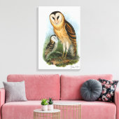草ふくろうキャンバス印刷 キャンバスプリント (インサイチュ (リビング))