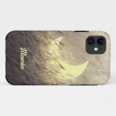 草むらの月 iPhone カスタム カバー ケース (裏面(横))