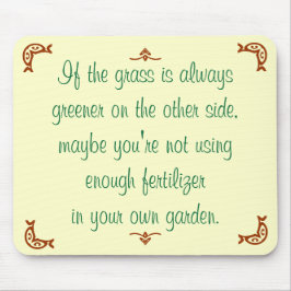 草もしは向こう側が常に青い マウスパッド