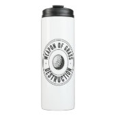 草を破壊するゴルフディスおもしろいクギフトの武器 タンブラー (正面)