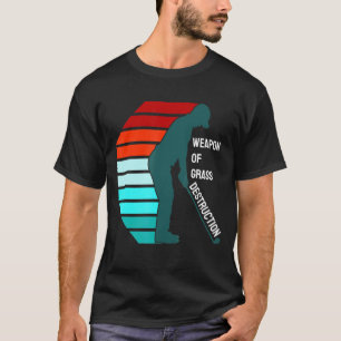 草を破壊するゴルフ服の武器 Tシャツ
