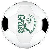 草を蹴ろう サッカーボール (回転)