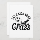 草を蹴ろう サンキューカード (正面/裏面)