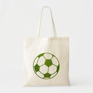 草サッカーボール トートバッグ