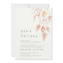 草シンプルと果実の秋スケッチ結婚写真