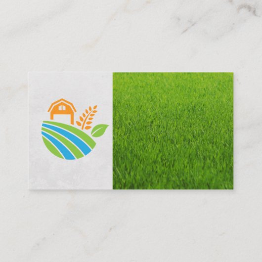草ナチュラル |ファームハウスアイコン 名刺 (裏面)