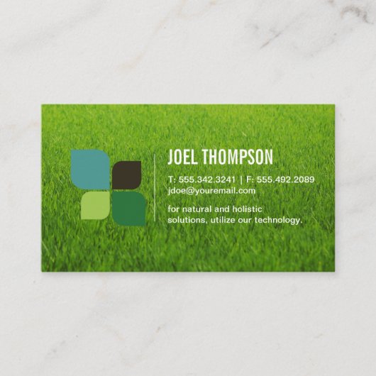 草ナチュラル 名刺 (正面)