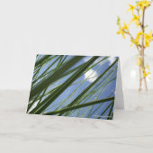 草プリズム- Notecard カード (黄色い花)