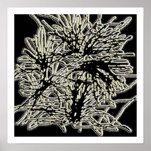 草ヤリングポスタープリント ポスター (正面)