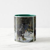 草上の昼食 ツートーンマグカップ (中央)