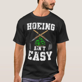 草刈りは簡単じゃない、庭の植物、花、庭師 Tシャツ