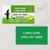 草刈りサービス名刺ガーデニング 名刺 (正面/裏面)