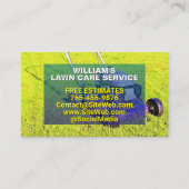 （草刈り業）芝生気に及び造園 | モーア 名刺 (正面)