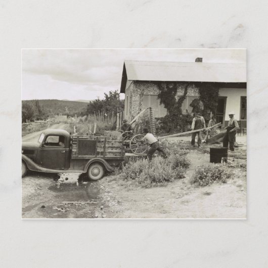 草刈り機のロード – 1940。 ポストカード (正面)