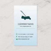 草刈り機、ハウスホルダー、芝生気にカード 名刺 (裏面)