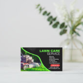 草刈り清掃芝刈りサービス気に 名刺 (スタンド正面)