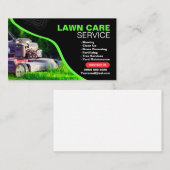 草刈り清掃芝刈りサービス気に 名刺 (正面/裏面)