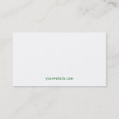 草刈り用の道具スペードとレーキ·ローン気に 名刺 (裏面)