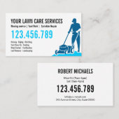 草刈り芝刈りガーデニング気に造園  名刺 (正面/裏面)