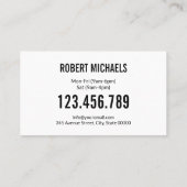 草刈り芝刈りガーデ気にンニング造園 名刺 (裏面)