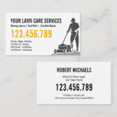 草刈り芝刈りガーデ気にンニング造園 名刺 (正面/裏面)