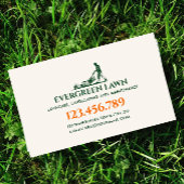 草刈り芝生気に草造園サービスグリーン 名刺