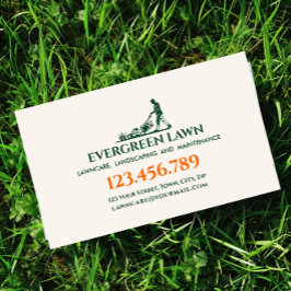 草刈り芝生気に草造園サービスグリーン 名刺