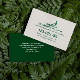 草刈り芝生気に草造園サービスグリーン 名刺