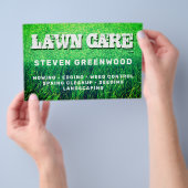 草刈り芝生気に チラシ (ハンドル)