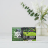 草刈り草 | バックヤードガーデン 名刺 (スタンド正面)