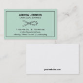 草刈り道具ヘッジシアーズローン気に名刺 名刺 (正面/裏面)