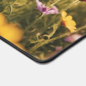 草原おもしろいでサングラスを着ているベーグル デスクマット (コーナー)