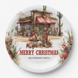 草原での真に西洋の経験 ペーパープレート