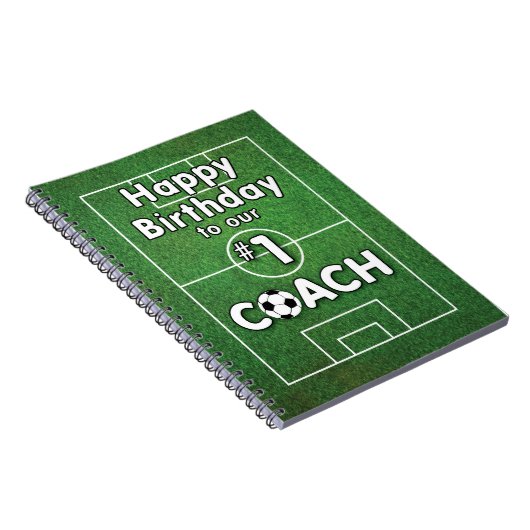 草原と誕生日を持つサッカーコーチ ノートブック (右側)