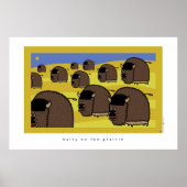 草原に毛深い ポスター (正面)