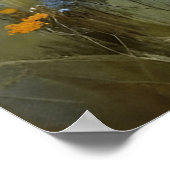 草原に浮かぶ豪華なピントの馬 ポスター (角)