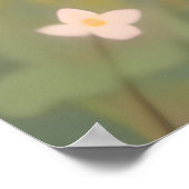 草原に角を持つエーテル系アニメお洒落ガール ポスター (角)