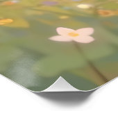 草原に角を持つエーテル系アニメお洒落ガール ポスター (コーナー)