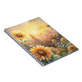 草原のひまわり ノートブック (右側)