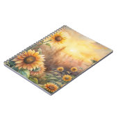 草原のひまわり ノートブック (左側)