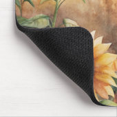 草原のひまわり マウスパッド (コーナー)