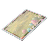 草原のイースターエッグ ノートパッド (アングル)