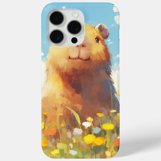 草原のカピバラ Case-Mate iPhoneケース (裏面)