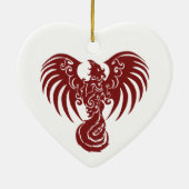 草原のクリスマスのオーナメント セラミックオーナメント (裏面)