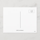 草原のクリスマスの大きい家 シーズンポストカード (裏面)