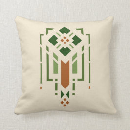 草原のステンシル クッション