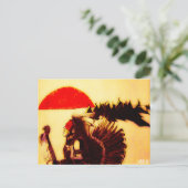 草原のダンサー ポストカード (スタンド正面)