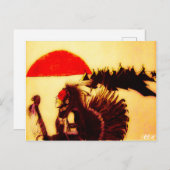 草原のダンサー ポストカード (正面/裏面)